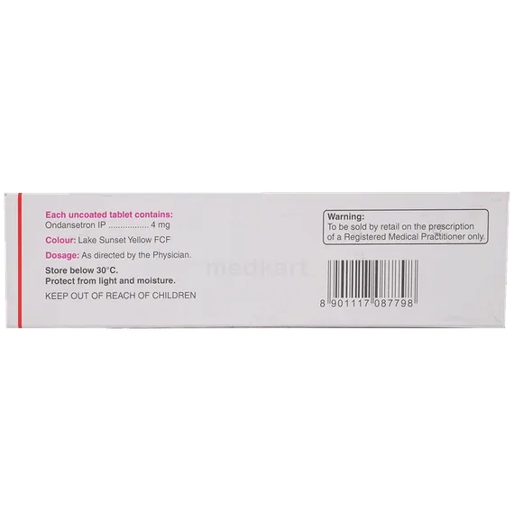 emeset 4mg odt tablet 10's